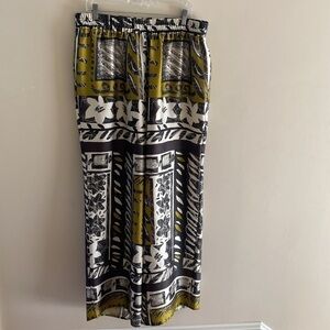 Oltre Poly Satin Wide Leg Pants